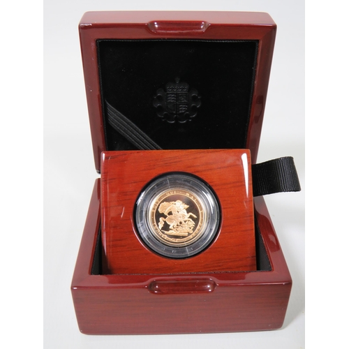 205 - Royal Mint 2017 Gold Proof Sovereign, Limited edition 01911/10,500, Comes complete with attractive P... 