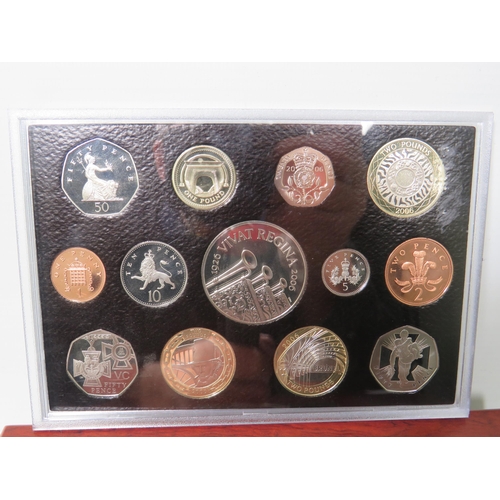 219 - Royal Mint 2006 UK Executive Proof Set. All coins set under perspex mount. Comes with COA and attrac... 