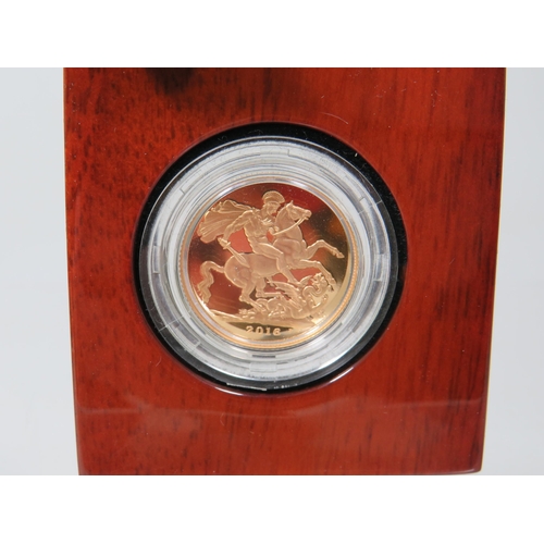 220 - Royal Mint 2016 Gold Proof Sovereign, Limited edition 2840/7,500, Comes complete with attractive Pol... 