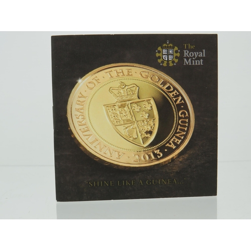 228 - Royal Mint, 350th Anniversary of the Guinea, 2013 UK �2 Silver Proof Coin.  Comes with Original Roya... 