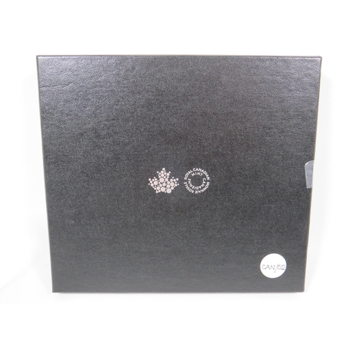 231 - Royal Canadian Mint, 2016 Twenty Dollar Maple leaf  shaped Coin. Made from 999.9 Silver and weighs 3... 