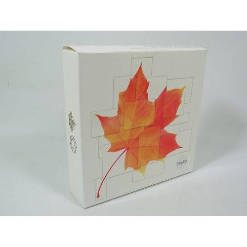 232 - Royal Canadian Mint, 2017 Fine Silver Maple Leaf Quartet  which comes with plush display box and COA... 