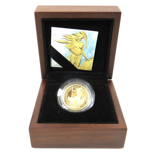 233 - Royal Mint 2006 Britannia Gold Proof �25 Coin, Limited edition number 0376/1,000. Comes with attract... 