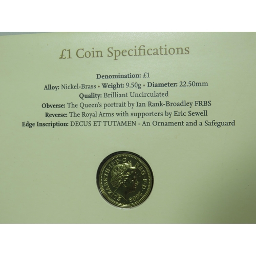 236 - 2008 Brilliant Uncirculated UK �1 Coin plus a 2006 Brilliant Uncirculated �1 Coin Both in mint condi... 