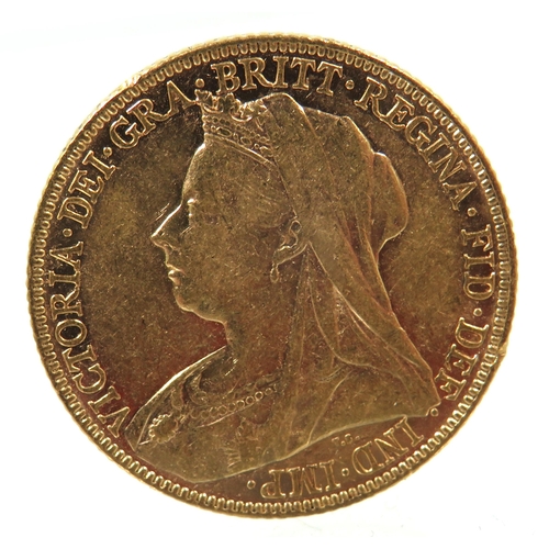 237 - 1897 Victorian Full Sovereign in Fair to Fine Condition.  SV19. See photos.