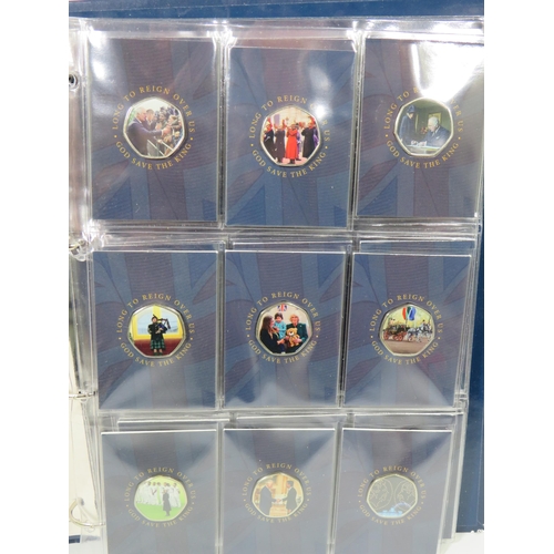 245 - Selection of Royal Commemorative 50p Coins in Mint condition (45 Coins) see photos