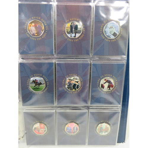 245 - Selection of Royal Commemorative 50p Coins in Mint condition (45 Coins) see photos