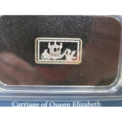 246 - Queen Elizabeth II Coronation Procession Silver Ingot Collection which consists of Twelve 999.9 Silv... 