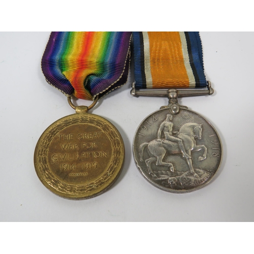 255 - WW1 1914-18 Medal plus Victory medal awarded to 209262 Driver G. Barker. Royal Engineers. See photos... 