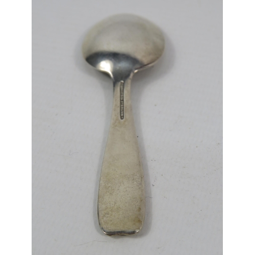 145 - Tiffany & Co sterling silver caddy spoon, 23.8 grams