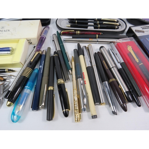 168 - Large selection of various Fountain pens and pen sets, nibs etc