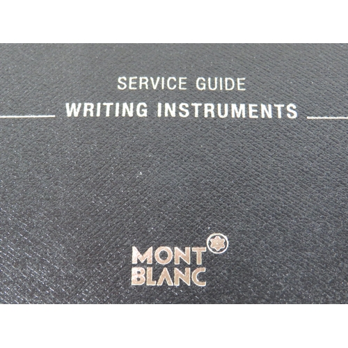 262 - Mont Blanc Gold coated Meisterstuck Classique Pen. Model number M163  Serial number JR1322755  Has  ... 