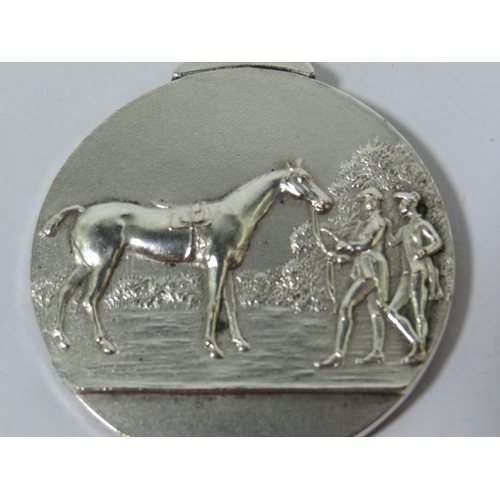 288 - Hunters Improvement and Light Horse Breeds Society Medal awarded 1962 with original velvet lined box... 