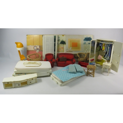 1052 - Selection of Sindy Doll Accessories furniture and clothes.