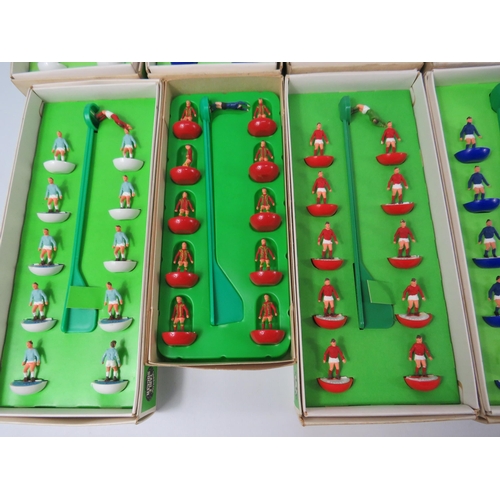 1062 - Ten boxed vintage Subbuteo teams.