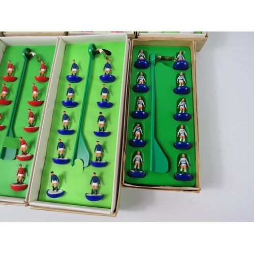 1062 - Ten boxed vintage Subbuteo teams.