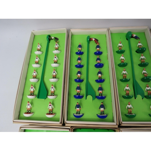 1062 - Ten boxed vintage Subbuteo teams.