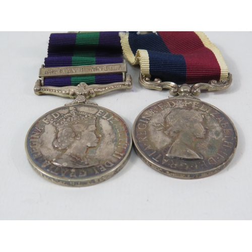 179 - Long Service and General service (Arabian Penninsula)medals Awarded to 4018608 Act Sgt M.L.T Wright ... 