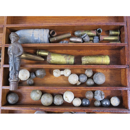 359 - Large selection of Metal dectecting finds relating to bullets, shell casing, antique lead pistol sho... 