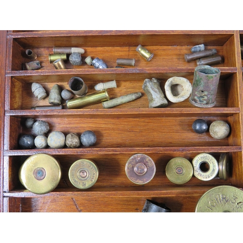 359 - Large selection of Metal dectecting finds relating to bullets, shell casing, antique lead pistol sho... 