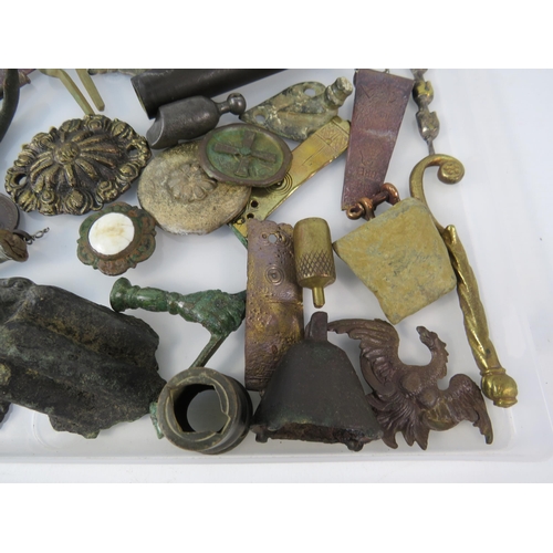 368 - Tray of various interesting metal detecting finds see pics.