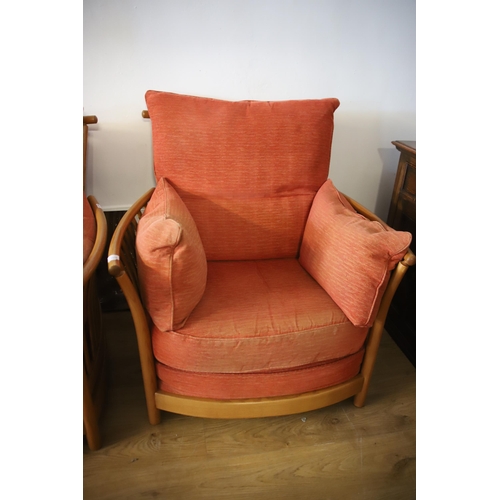 1205 - Ercol, Three piece Suite in the Rennaisance style. All in excellent condition.  PLEASE NOTE, WE CANN... 