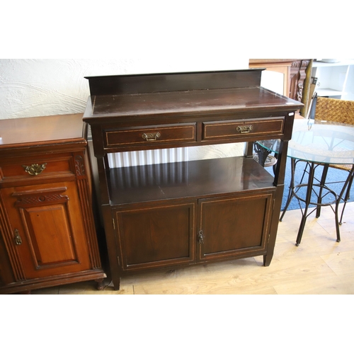 1209 - Early 20th Century Console Sideboard with drawers above. In good condition Dimensions are approx H:4... 