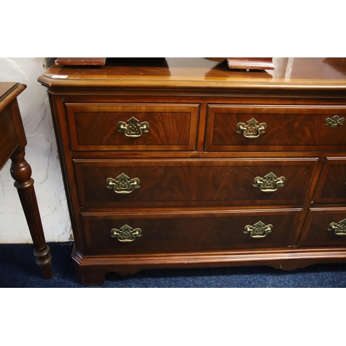 1220 - Large Drexel chest of drawers plus one Drexel smaller chest.  Larger chest measures approx H:31 x W:... 