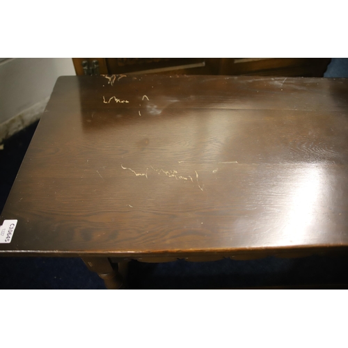 1228 - Mixed furniture lot to inlcude old charm cupboard,, Occasional table plus one other low console tabl... 