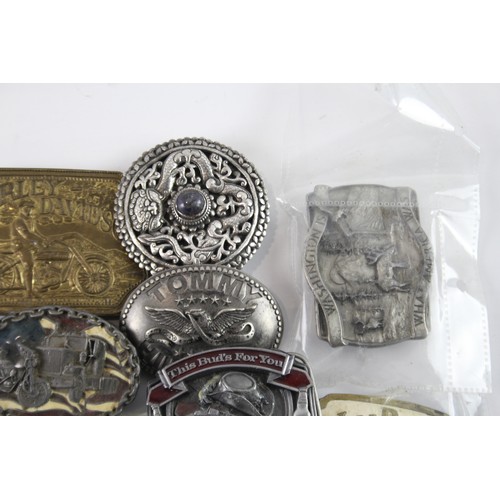 422 - Vintage Belt Buckles Branded Assorted Inc Metal Etc Joblot 2306246