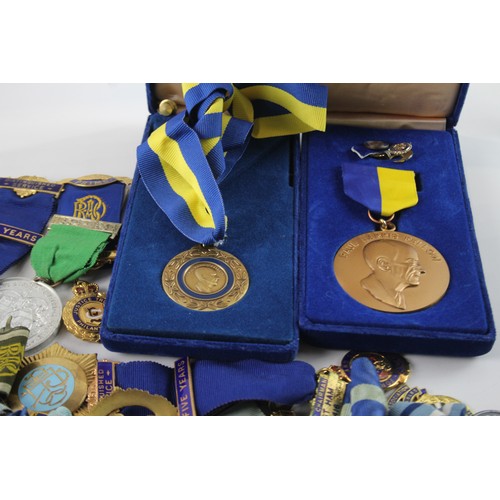 423 - Jewels / Medals Inc Rotary Club ROAB Oddfellows Vintage Enamel Etc Joblot 2306234