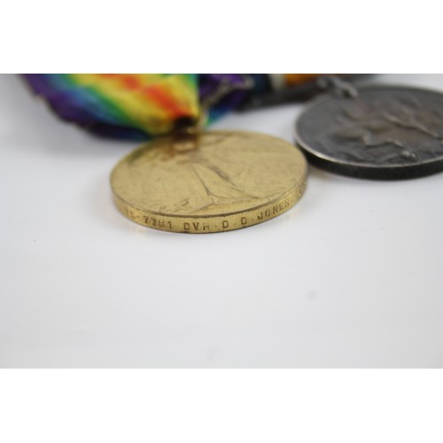 426 - WW1 Medal Pair TS-7761 Dvr D.D Jones ASC x 2 683765