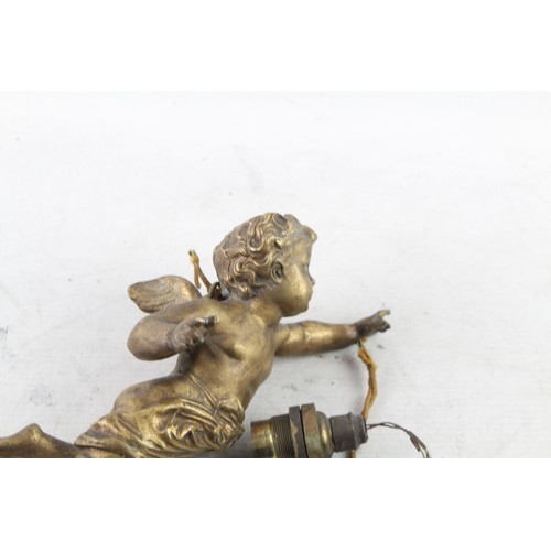 435 - Vintage / Antique Angel Figurine Lamp UNTESTED 2306074