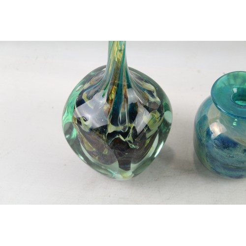 442 - Vintage Mdina Glass Collectables Green Blue Yellow 575025