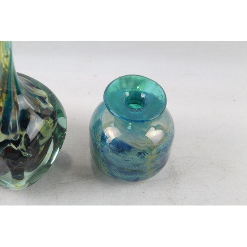 442 - Vintage Mdina Glass Collectables Green Blue Yellow 575025