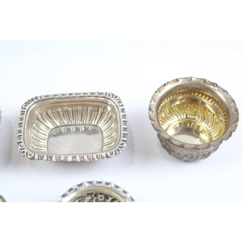 476 - 5 x Antique / Vintage .925 Sterling Silver Condiment Dishes 67g 2331229