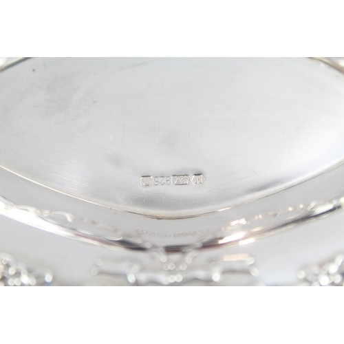 487 - Hallmarked .925 Sterling Silver R.Carr Sheffield Bon Bon / Trinket Dish 49g 2331234