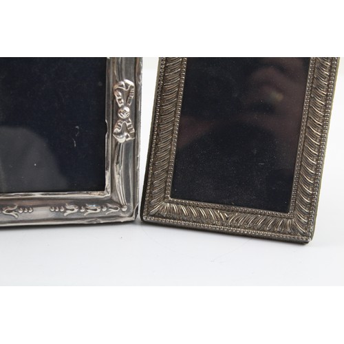 501 - 3 x Vintage Hallmarked .925 Sterling Silver Photograph Frames (384g) 2331334