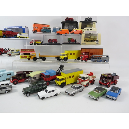 1076 - Large selection of mainly Oxford diecast vehicles including caravans etc.