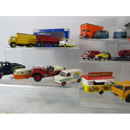 1076 - Large selection of mainly Oxford diecast vehicles including caravans etc.