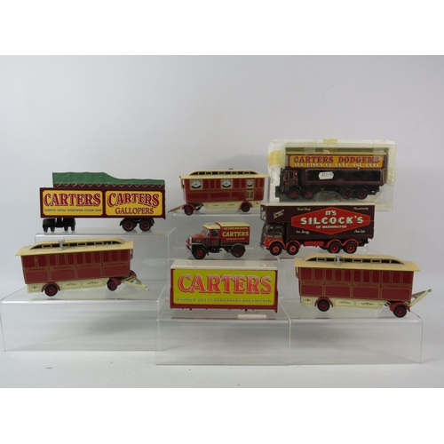 1081 - Corgi Carters Circus diecast vehicles, Trailers and Caravans.