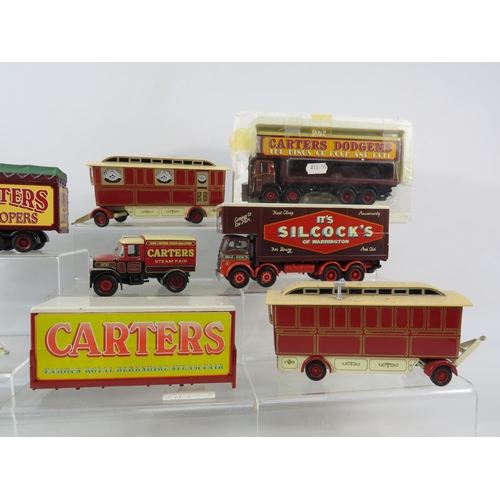 1081 - Corgi Carters Circus diecast vehicles, Trailers and Caravans.