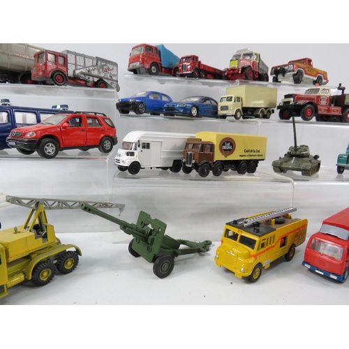 1083 - Selection of playworn diecast vehicles by Corgi, Dinky, Lesney, Lledo etc.