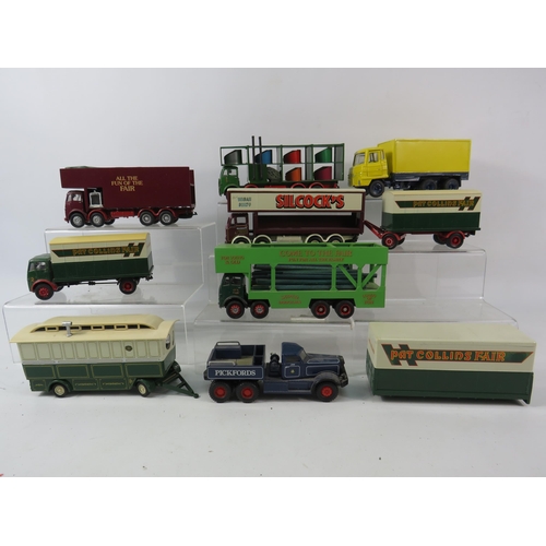 1086 - Corgi diecast fair and circus vehicles.