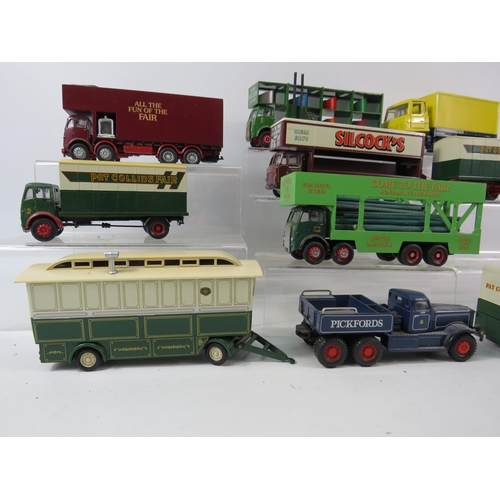 1086 - Corgi diecast fair and circus vehicles.