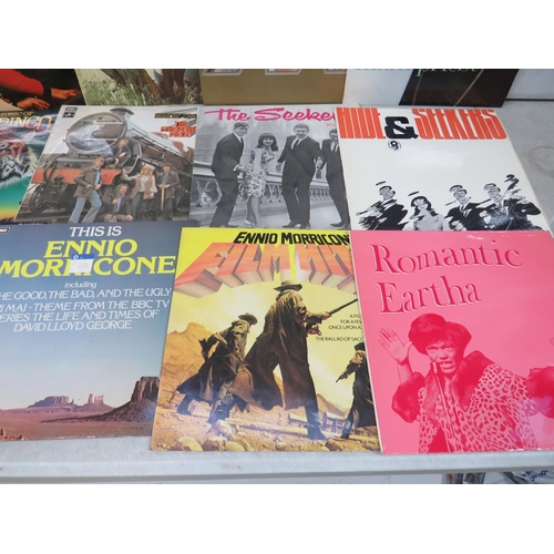 302 - Fifteen Vinyl Rock and Pop LP' Albums by various artists to include, Gilbert O Sulivan, Boney M, Fil... 