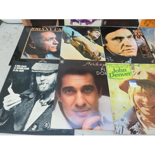 303 - Fifteen Vinyl Rock and Pop LP' Albums by various artists to include, T Rex, Grace Jones, Johnny Cash... 