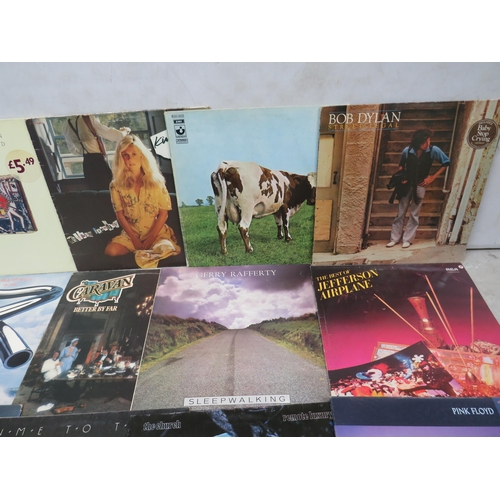 306 - Fifteen Vinyl Rock and Pop LP' Albums by various artists to include, Gerry Faffert, Bob Dylan, Jeffe... 