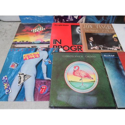 307 - Fifteen Vinyl Rock and Pop LP' Albums by various artists to include, Sky, Yazoo, Jon and Vangelis, R... 