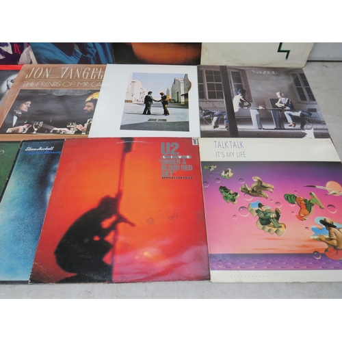 307 - Fifteen Vinyl Rock and Pop LP' Albums by various artists to include, Sky, Yazoo, Jon and Vangelis, R... 